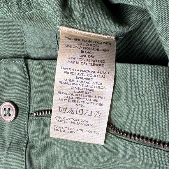 NWT Anthropologie Pilcro The Wanderer Shorts Size 31 Green Mid-Rise Pockets - Picture 11 of 13